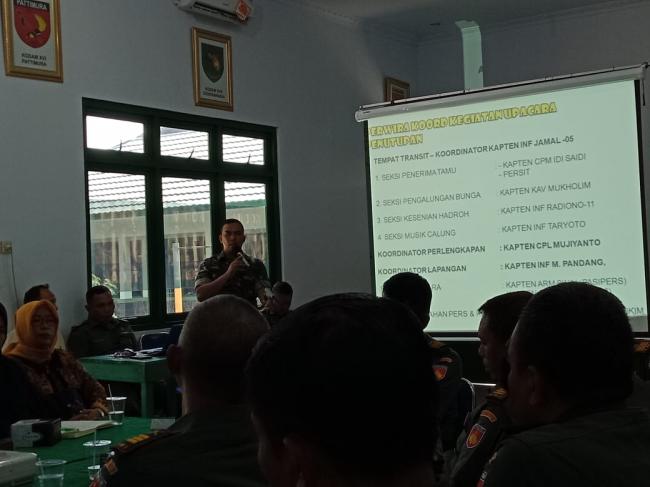 Demi Capai Target, Kasdim 1312/Talaud Tinjau Pembangunan di TMMD ke 104