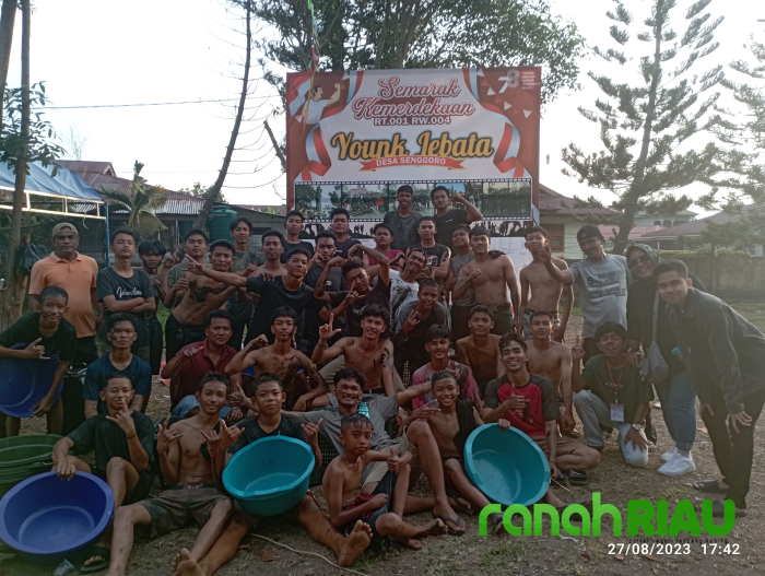 Meriahkan HUT RI ke 78, Pemuda Pemudi Younk Jabata Gelar Berbagai Perlombaan Tradisional