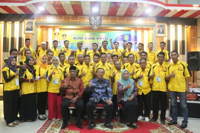 Bupati Inhil Kukuhkan KIM, 40 Kelompok Akan Disebar Di Seluruh Kawasan Perdesaan