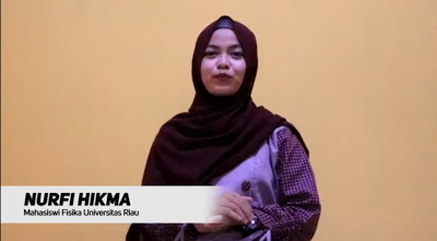 Nurfi Hikma, Mahasiswi Pengukir prestasi dari Universitas Riau