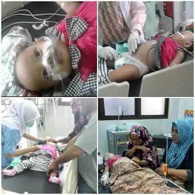  Sedih.. Terkena Penyakit Di Usus, Bayi Fathia Azahra Butuh Bantuan Dana Operasi 