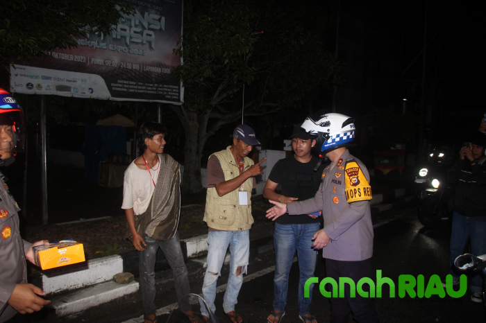 Ciptakan Situasi Kamtibmas, Kapolres Bengkalis Pimpin Patroli Anti Premanisme