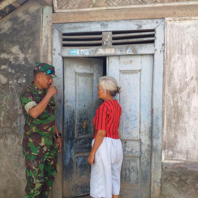  Satgas TMMD 105 Tegal Sosialisasikan Rehab Bedah Rumah