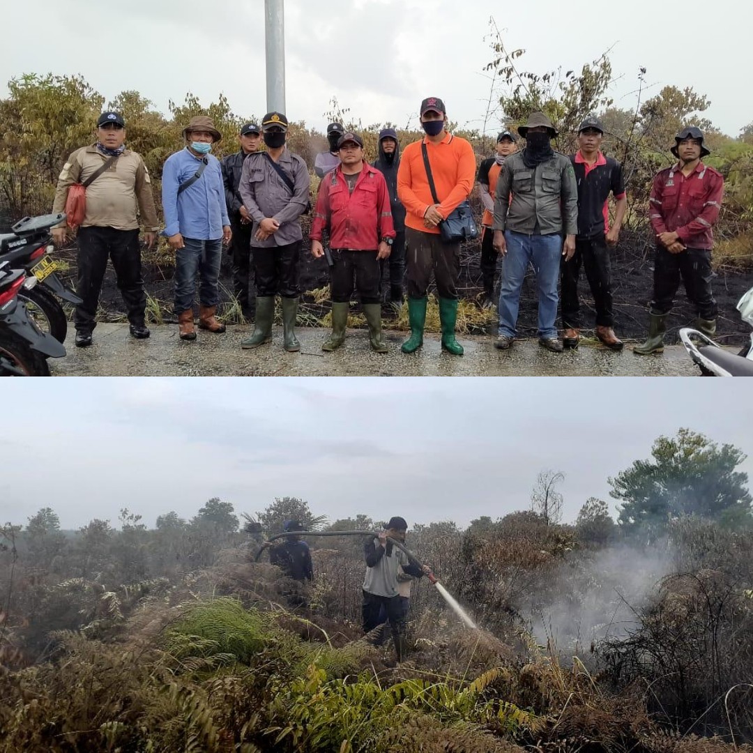 Api berhasil dipadamkan Petugas Gabungan, Polisi Lidik Pelaku Pembakaran