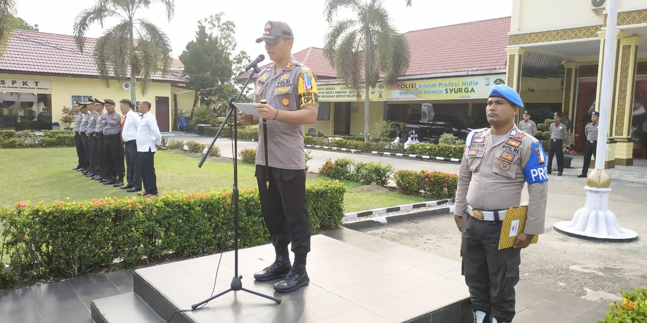 Kapolres Kampar, Pimpin Langsung Upacara HAORNAS Ke 36