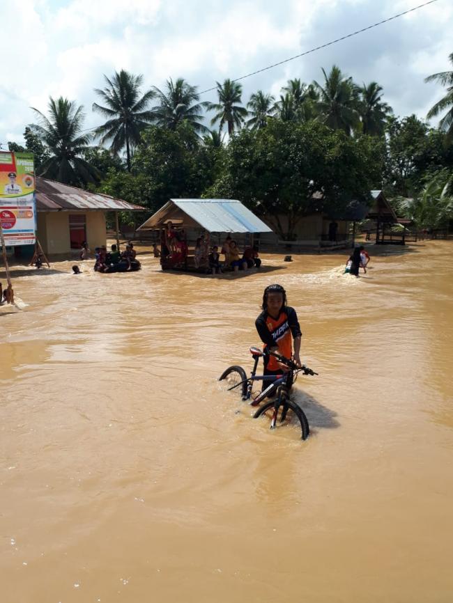Febrie Bandingkan Anggaran Acara Seremonial Pemkab Kuansing, Dengan Bantuan Banjir