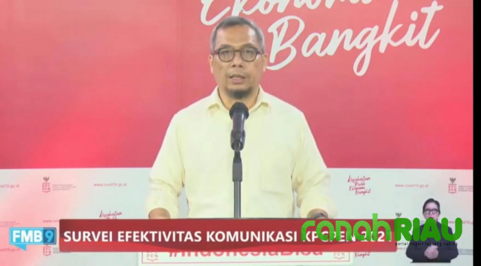 Paparan hasil survey Efektivitas komunikasi publik oleh Kominfo