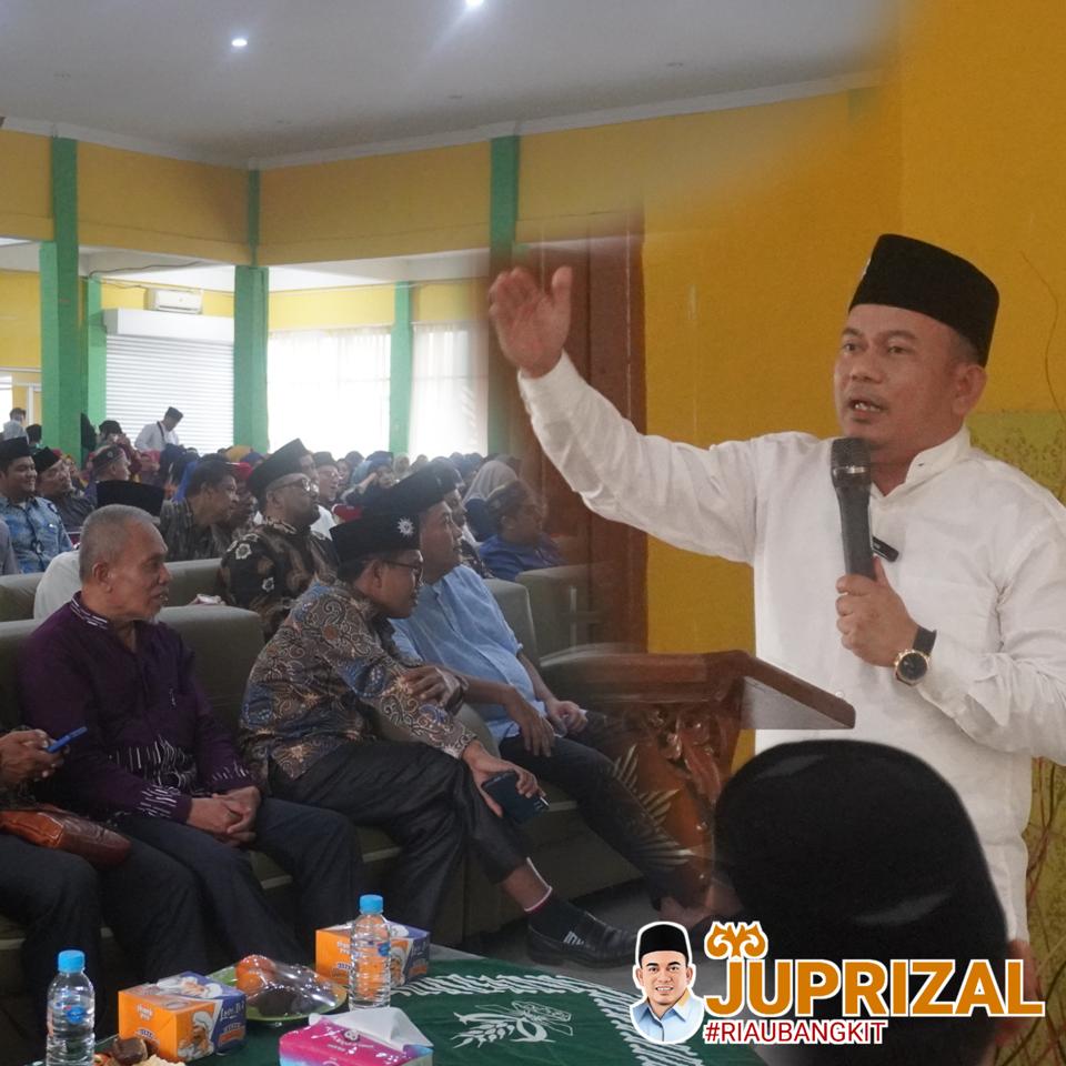 Juprizal Sampaikan Kultum di Tabligh Akbar Kebangsaan Muhammadiyah Pekanbaru 