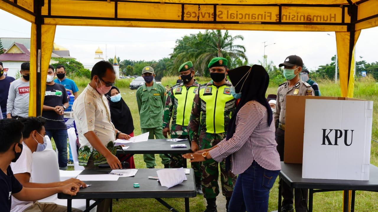 Sukseskan Pengamanan Pilkada Tahun 2020, Polres Siak Gelar Simulasi Sispamkota