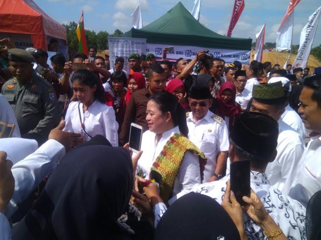 Menjadi Puan dan Mendikbud Muhajir Kunjungi Pelalawan Tekhno Park