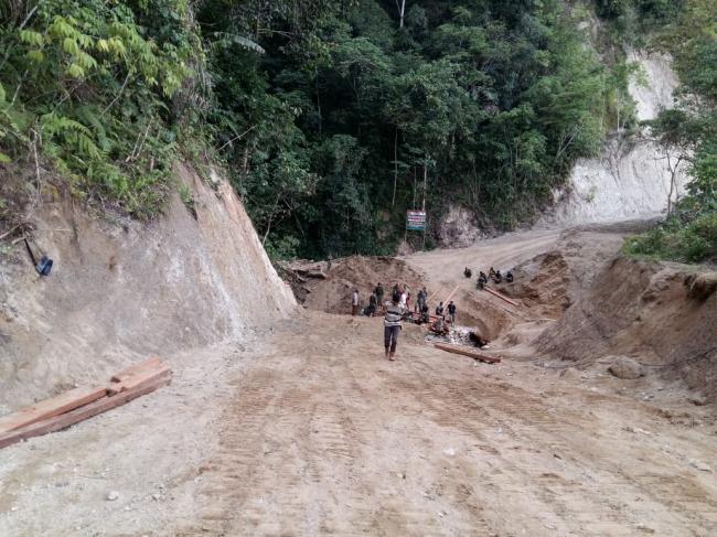 Akses Jalan Baru Akan Segera Di Buka Oleh Satgas  TMMD 104