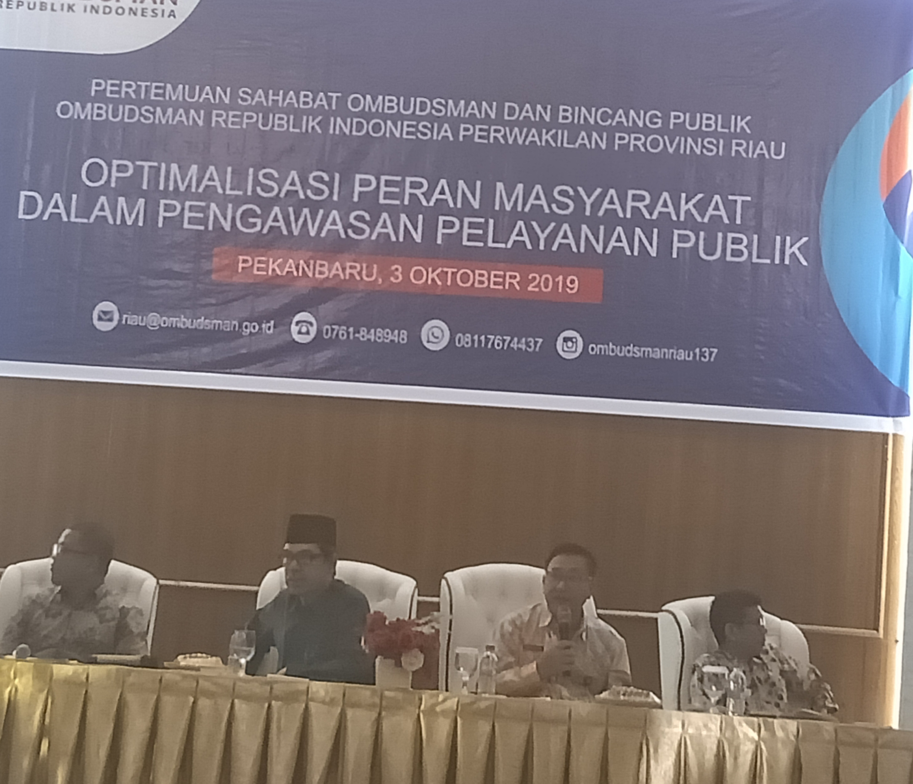 Ketua Ombudsman Riau: Sahabat Ombudsman punya peran dalam pengawasan pelayanan publik