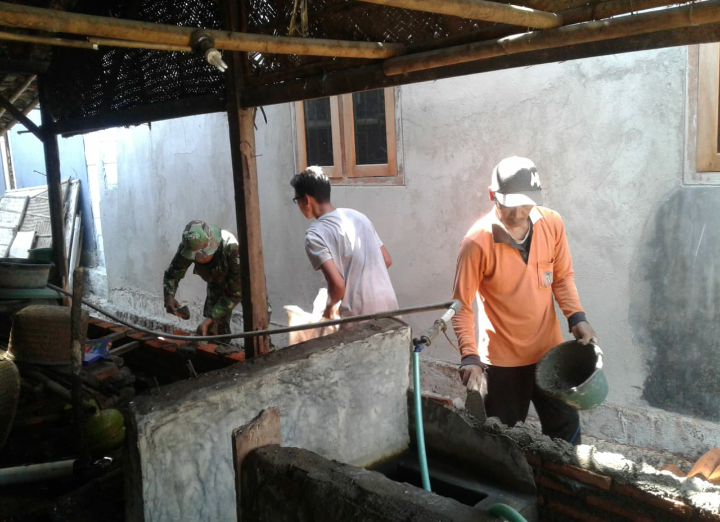 Pemasangan Dinding RTLH Sudah Capai 1 Meter