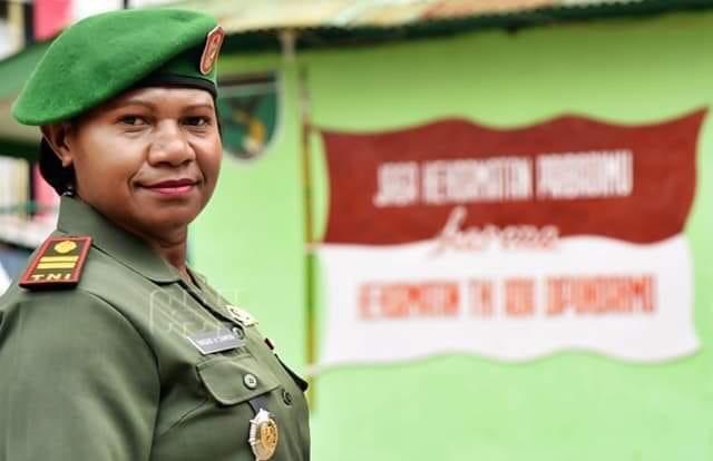 Danramil Pertama Perempuan Papua