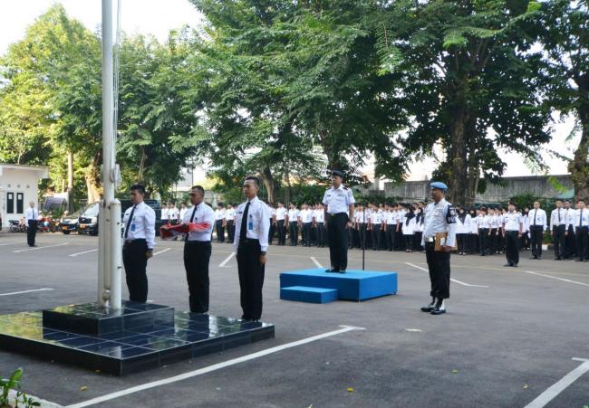Peringati Hari Lahir Pancasila, Kepala Biro Umum Bakamla Bacakan Sambutan Presiden RI