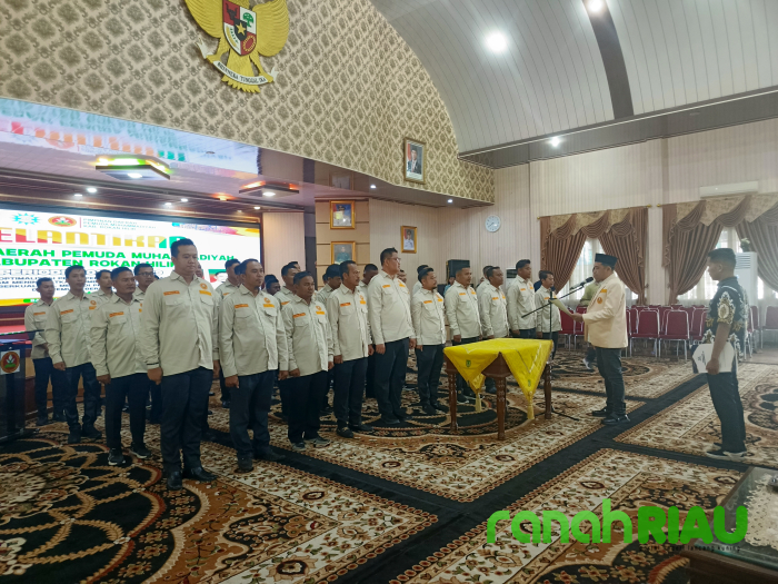 Pemuda Muhammadiyah Rohil Resmi Dilantik, Siap jadi Motor Perubahan Daerah
