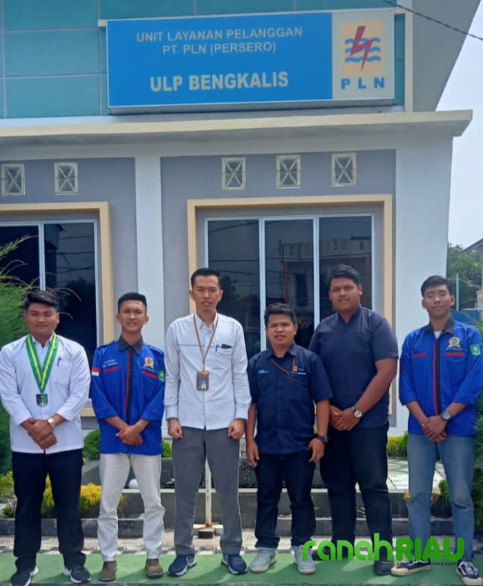 Terkait Pemadaman Listrik Bergilir, Almamater-Biru Audensi Bersama PT PLN Rayon Bengkalis