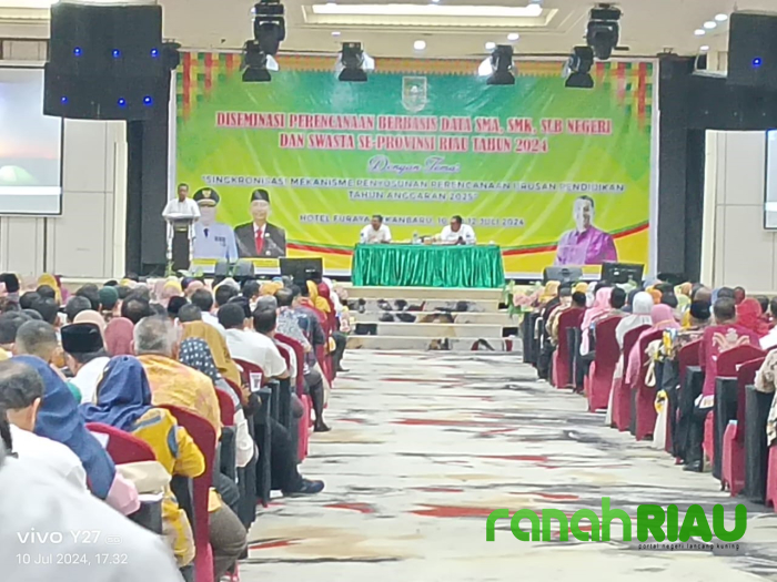 Plt Kadisdik Buka Diseminasi Perencanaan Berbasis Data SMA, SMK dan SLB Negeri dan Swasta se Riau