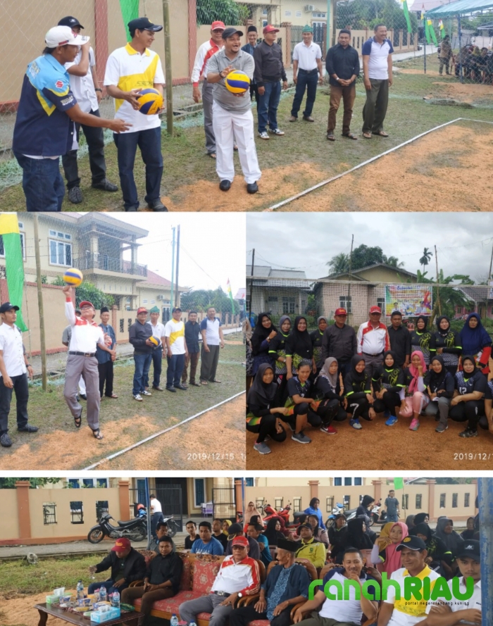 Karang Taruna Desa Senggoro gelar Volly Ball Cup
