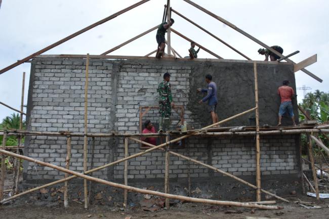 Faktor Cuaca Jadi penghambat, Dansatgas Perintahkan Percepatan Pembangunan