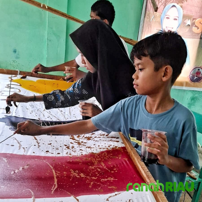 Pesona Batik yang Menawan, kisah yang lahir dari anak Berkebutuhan khusus Kampar