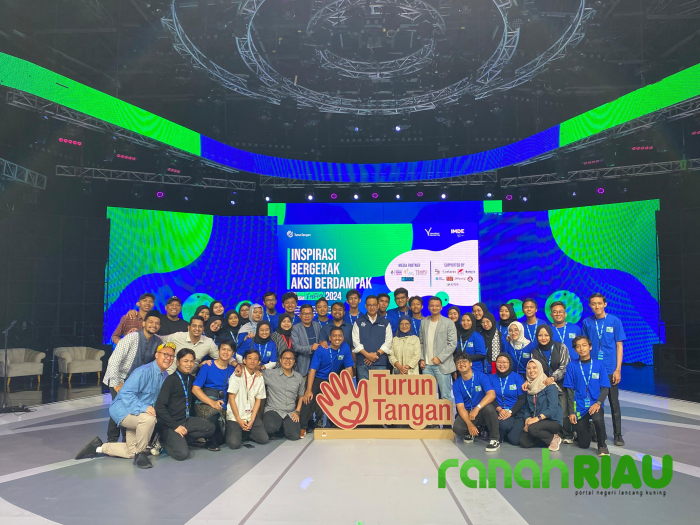 Gerakan Turun tangan dan Kampus IMDE Berkolaborasi gelar Festival Kerelawanan