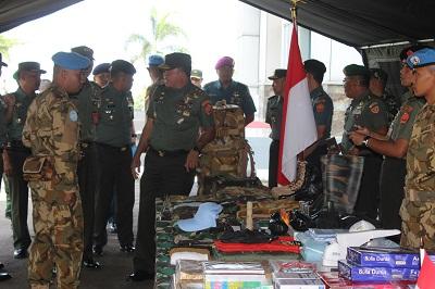 Pasukan Garuda Apel Gelar Kesiapan Personel dan Perlengkapan di PMPP TNI
