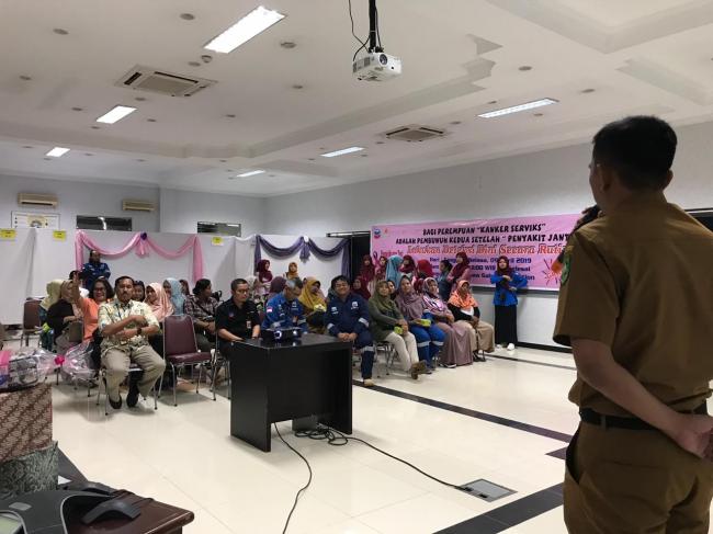 Karyawan PT CPI Taja Pemeriksaan Kanker Serviks