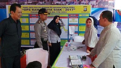 Tinjau Langsung Arus Balik, Polresta Pekanbaru Sidak ke Pelabuhan Sungai Duku