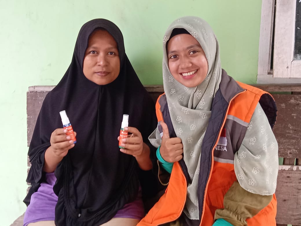 Rumah Zakat sebarkan hand sanitizer melalui home visit
