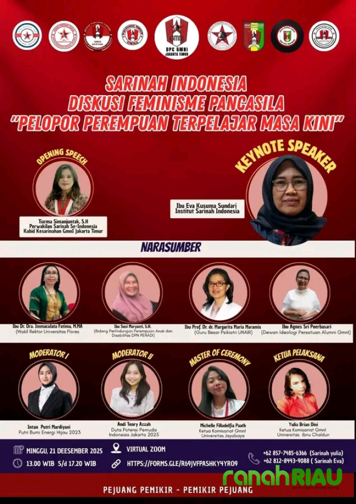 Merawat Ibu Bangsa, Menyalakan Ideologi: Sarinah GMNI Gelar Diskusi Feminisme Pancasila