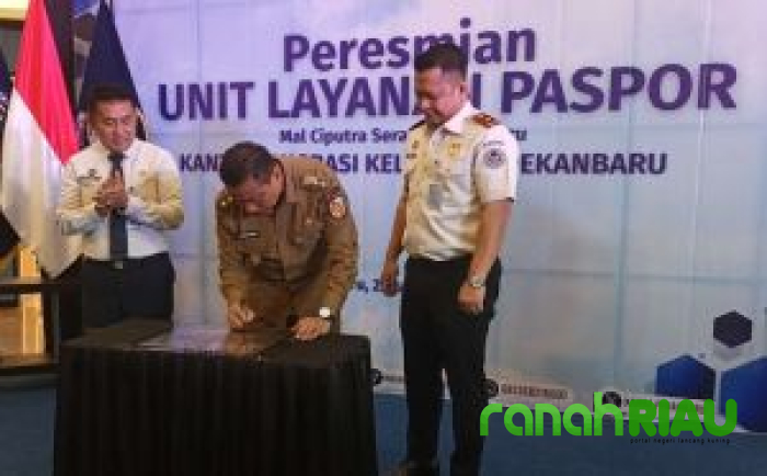 Imigrasi Pekanbaru Buka Unit Layanan Paspor di Mal Ciputra Seraya