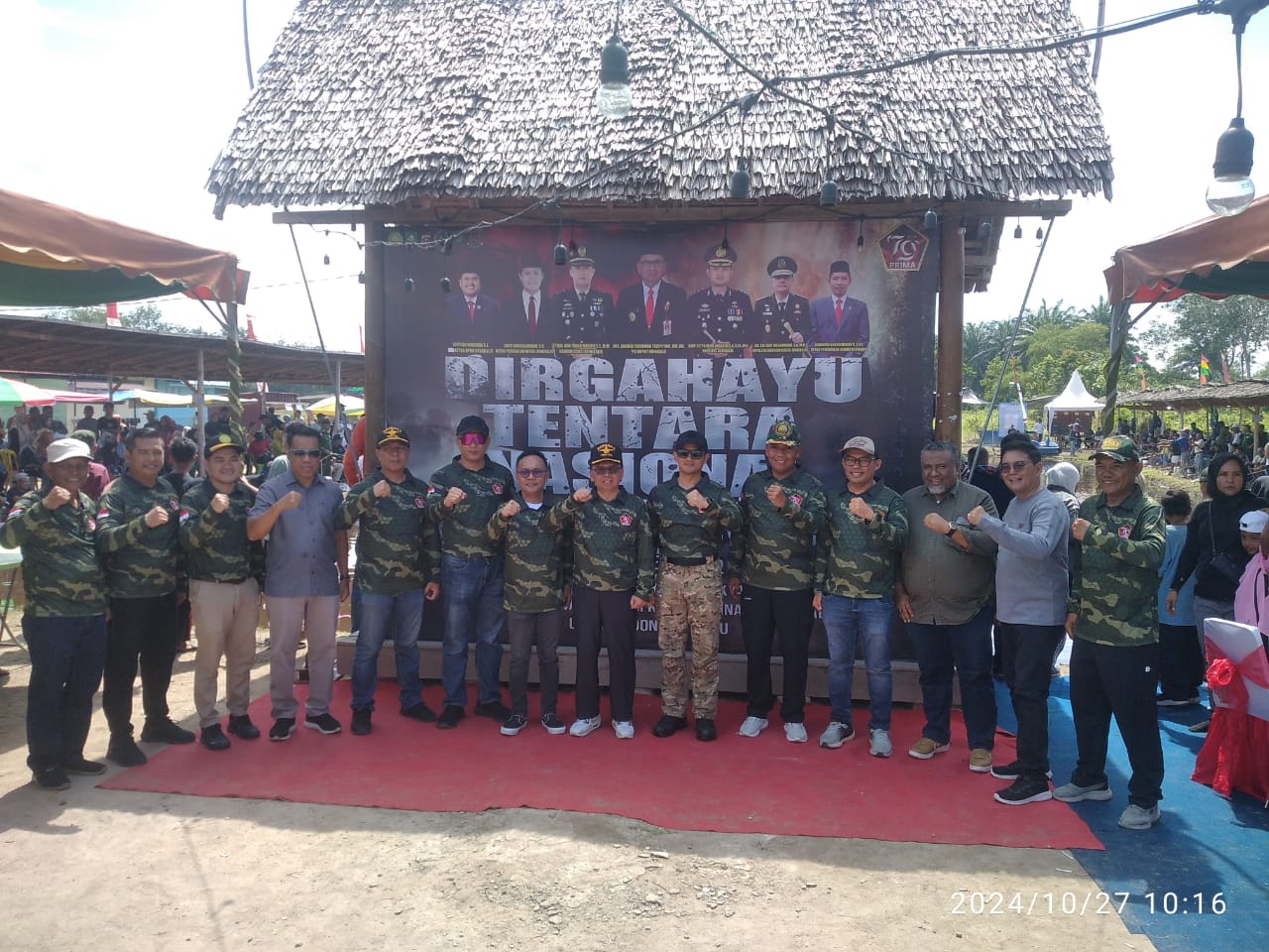 Meriahkan HUT TNI ke-79, Danramil 01 Bengkalis gelar Lomba Mancing mania 