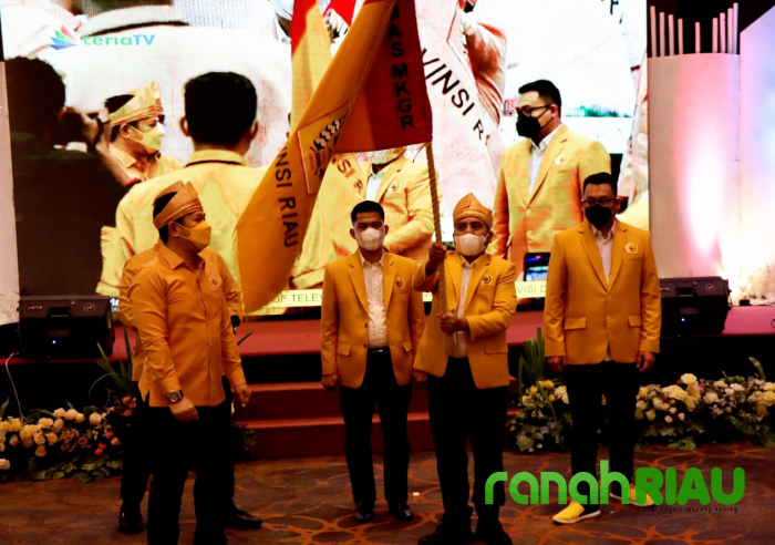 Resmi dilantik, Nasarudin pekikkan teriakan kemenangan untuk Airlangga