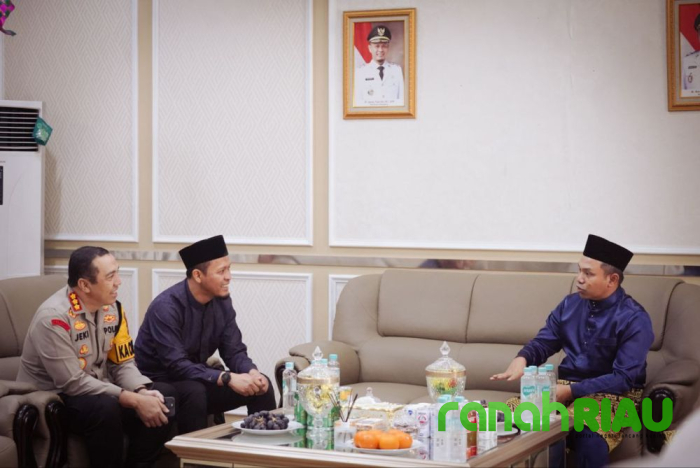 Silaturahmi dikediaman Wali kota Pekanbaru, Pesan Abdul Wahid: Pekanbaru harus Berbenah