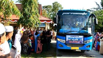 Suasana Haru di Iringi Isak Tangis Warnai Pelepasan JCH Kloter VII RoHul