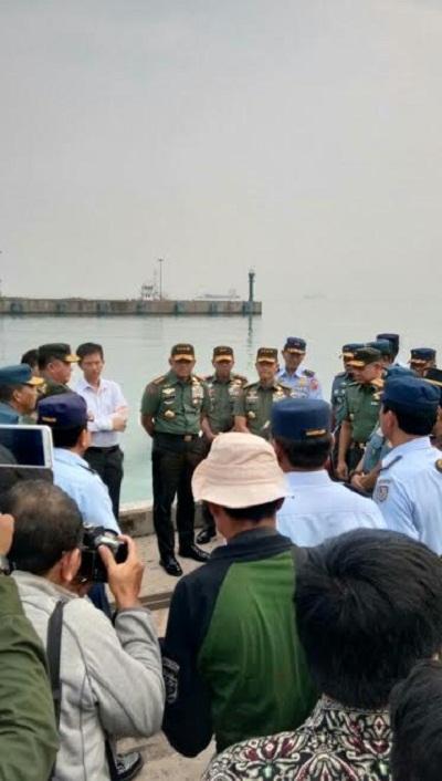 Panglima TNI Tinjau Lokasi dan Kesiapan Peringatan Hari TNI ke-72 di Cilegon