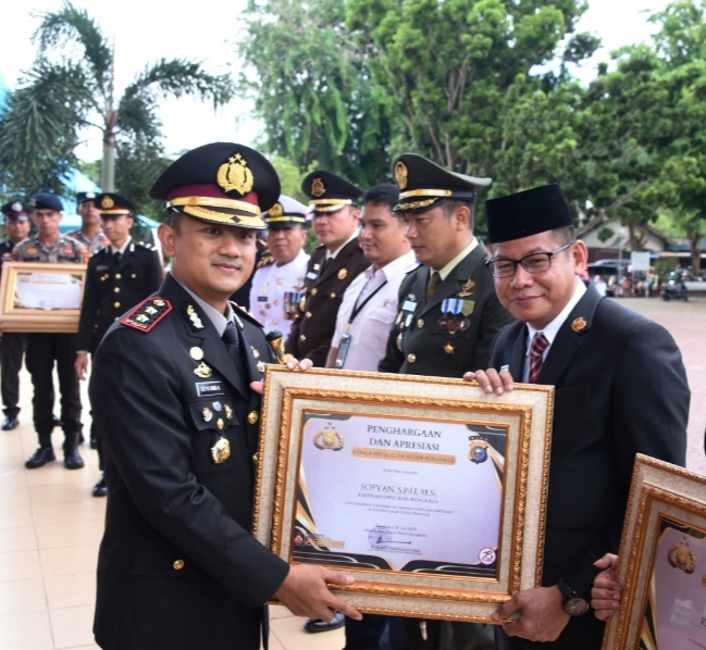 DPRD Bengkalis Ikuti Upacara Hari Bhayangkara ke 78