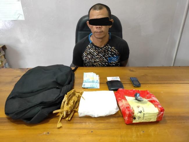 Usai Di Intai Seminggu, Bandar Narkoba Ini Berhasil Diringkus Polsek Mandau