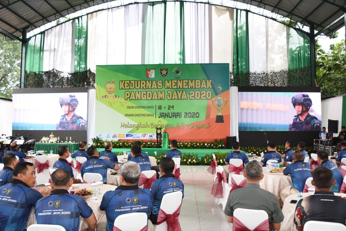 Pangdam Jaya Buka Kejurnas Menembak Tahun 2020