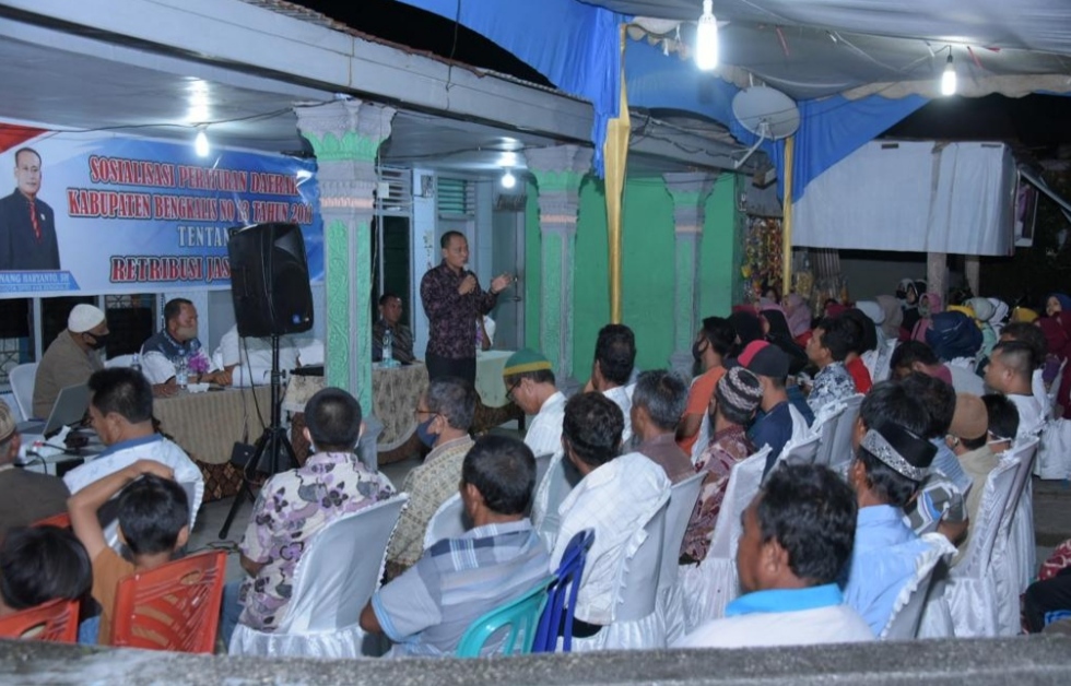 Komisi I DPRD Bengkalis, Nanang Sosialisasikan Perda di Dapilnya