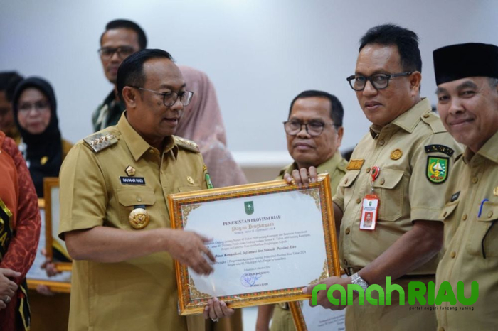 Diskominfotik Raih Peringkat 2 Hasil Pengawasan Kearsipan Internal OPD di Lingkungan Pemprov Riau