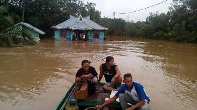 Capai 3 Meter, 40 Rumah Terendam di Desa Lubuk Kembang