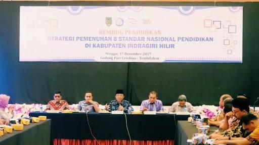 Bupati Inhil Minta Disdik Persiapkan Database Kebutuhan Operasional Sekolah