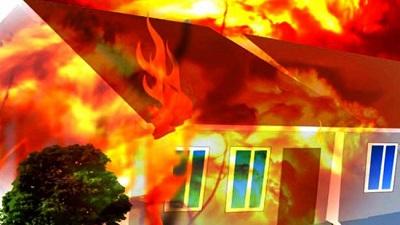  Hujan Lebat Padamkan si Jago Merah, Sembilan Rumah Ludes Terbakar