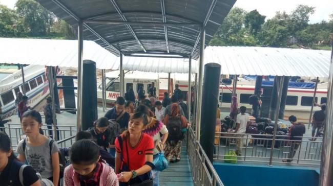  Penumpang Jalur Laut Pekanbaru Meningkat Jelang Tahun Baru