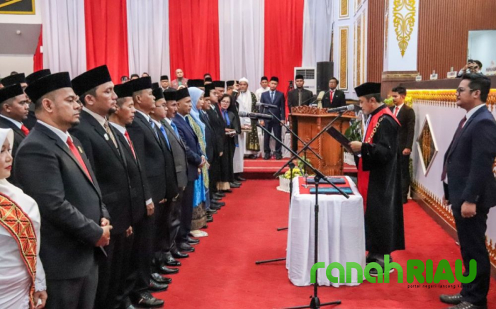 Sebanyak 50 Anggota DPRD Kota Pekanbaru Masa Jabatan 2024-2029 Resmi Dilantik