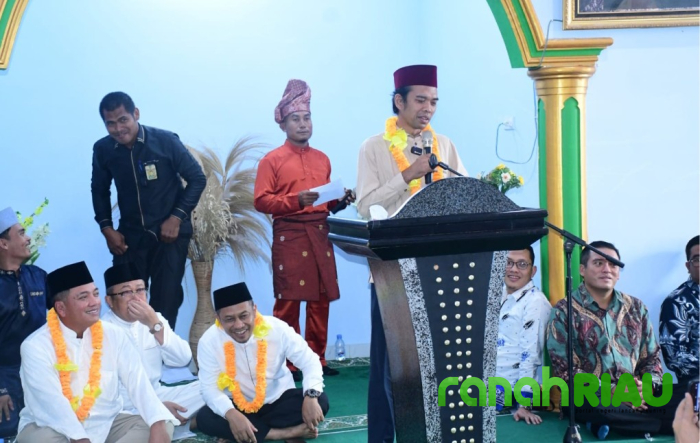 Dihadiri Wabup, UAS Meresmikan Mushalla Al Awwal di Bengkalis