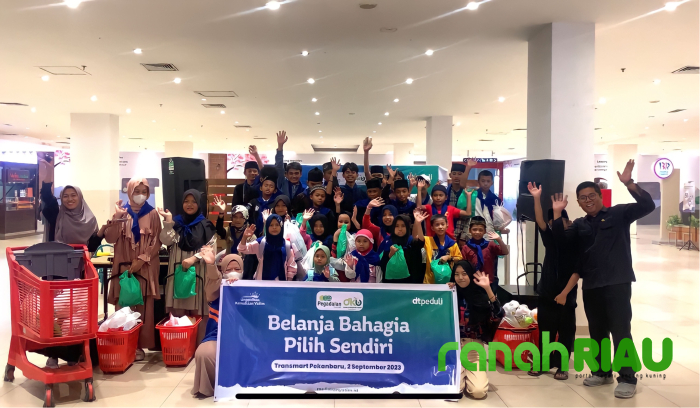 Program Belanja Bahagia Pilih Sendiri, Kerjasama DT Peduli Riau dengan Pegadaian Syariah Soebrantas