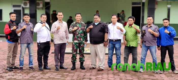 Tahun 2020 Segera Berakhir, Dandim Inhil Taja Coffe Morning Bersama Jurnalis